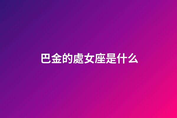 巴金的處女座是什么-第1張-星座運(yùn)勢(shì)-玄機(jī)派