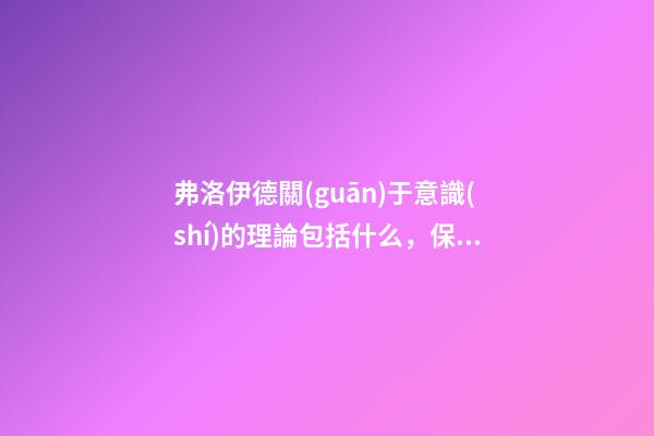 弗洛伊德關(guān)于意識(shí)的理論包括什么，保羅·利科作為解釋學(xué)家的馬克思、尼采與弗洛伊德-第1張-觀點(diǎn)-玄機(jī)派