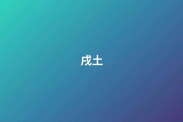 戌土