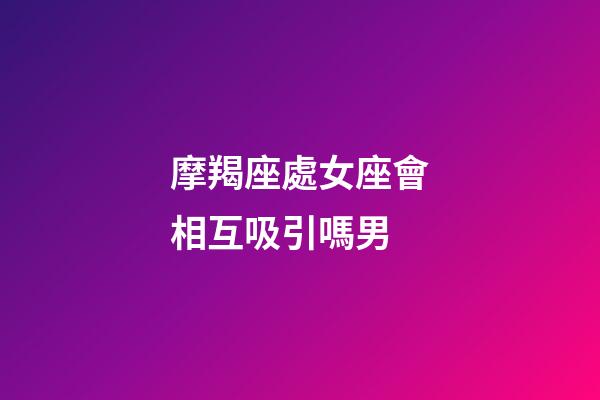 摩羯座處女座會相互吸引嗎男-第1張-星座運勢-玄機派