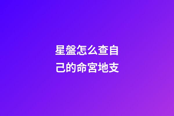 星盤怎么查自己的命宮地支-第1張-星座運(yùn)勢(shì)-玄機(jī)派