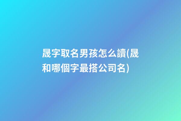 晟字取名男孩怎么讀(晟和哪個字最搭公司名)