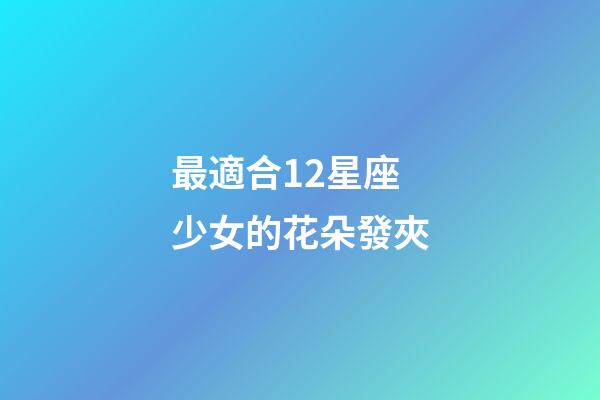 最適合12星座少女的花朵發夾-第1張-星座運勢-玄機派