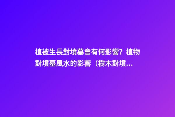 植被生長對墳墓會有何影響？植物對墳墓風水的影響（樹木對墳墓的影響）