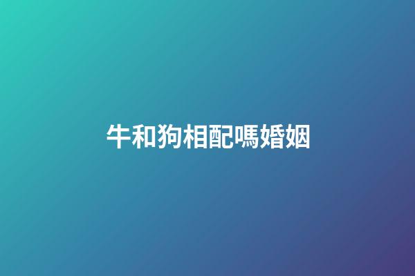 牛和狗相配嗎婚姻（女狗男牛屬相婚配好嗎）-第1張-星座運勢-玄機派