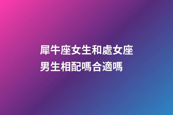 犀牛座女生和處女座男生相配嗎合適嗎-第1張-星座運勢-玄機派