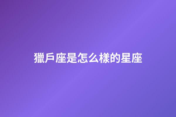 獵戶座是怎么樣的星座-第1張-星座運勢-玄機派