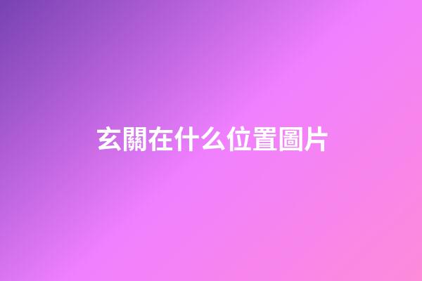 玄關在什么位置圖片