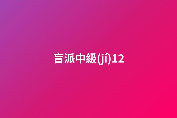 盲派中級(jí)12