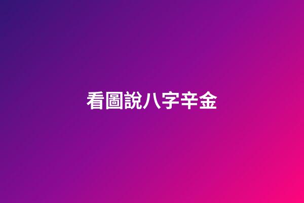 看圖說八字辛金