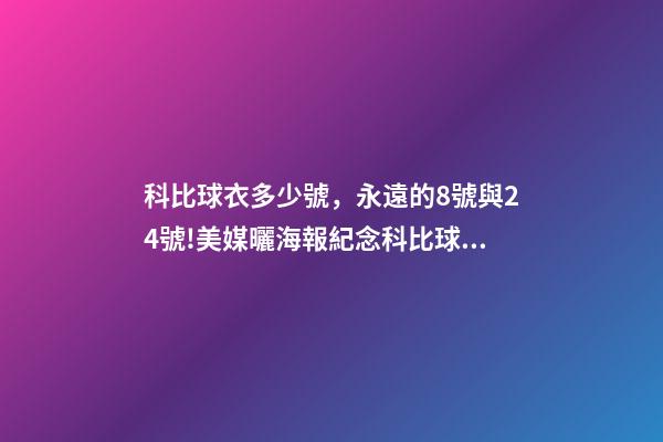 科比球衣多少號，永遠的8號與24號!美媒曬海報紀念科比球衣退役兩周年-第1張-觀點-玄機派