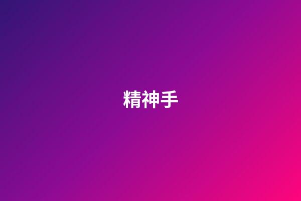 精神手