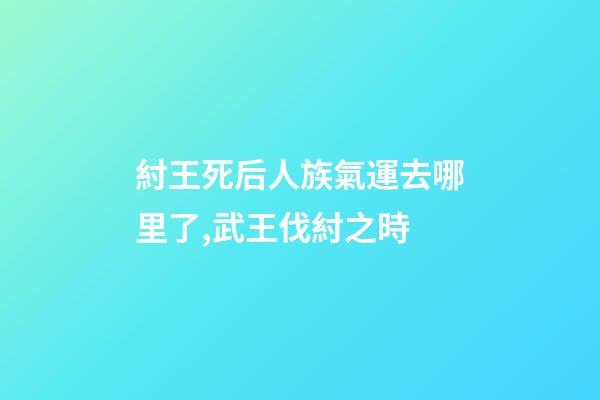紂王死后人族氣運去哪里了,武王伐紂之時-第1張-觀點-玄機派