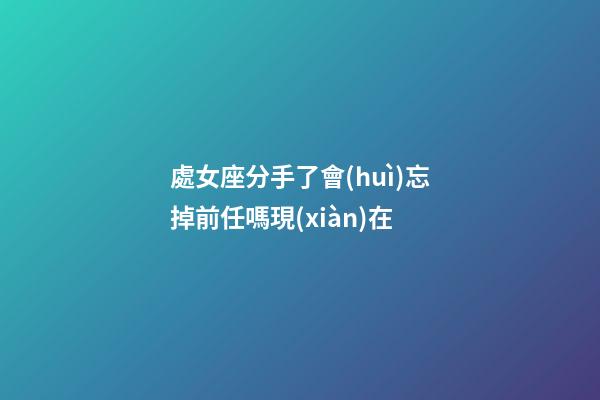 處女座分手了會(huì)忘掉前任嗎現(xiàn)在-第1張-星座運(yùn)勢(shì)-玄機(jī)派
