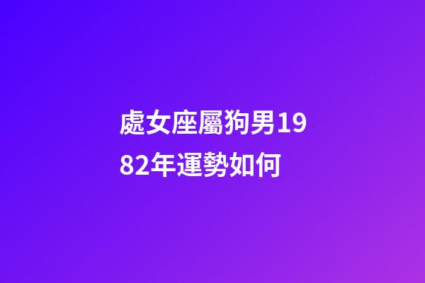 處女座屬狗男1982年運勢如何-第1張-星座運勢-玄機派