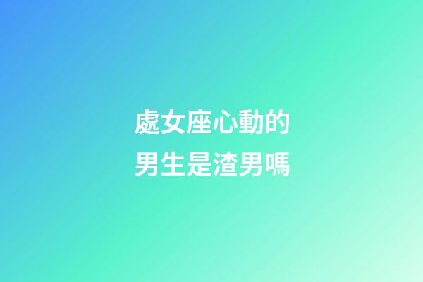 處女座心動的男生是渣男嗎-第1張-星座運勢-玄機派