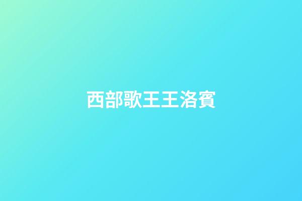 西部歌王王洛賓