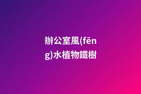 辦公室風(fēng)水植物鐵樹