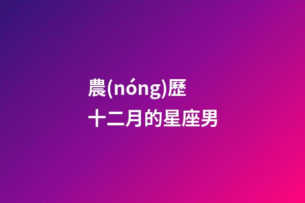 農(nóng)歷十二月的星座男-第1張-星座運(yùn)勢(shì)-玄機(jī)派