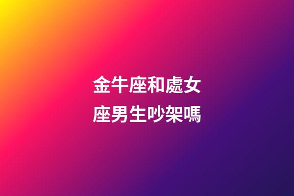金牛座和處女座男生吵架嗎-第1張-星座運勢-玄機派