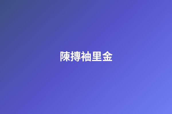 陳摶袖里金