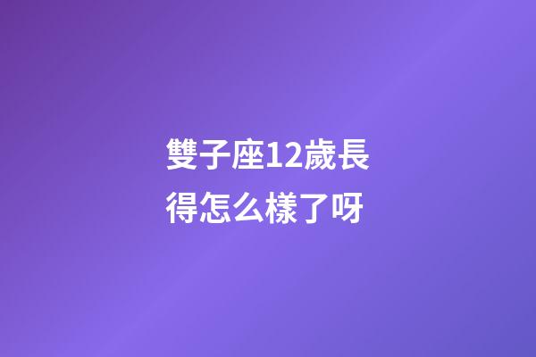雙子座12歲長得怎么樣了呀-第1張-星座運勢-玄機派