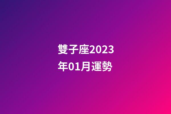 雙子座2023年01月運勢-第1張-星座運勢-玄機派