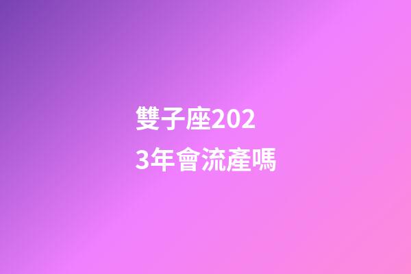 雙子座2023年會流產嗎-第1張-星座運勢-玄機派