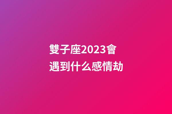 雙子座2023會遇到什么感情劫-第1張-星座運勢-玄機派