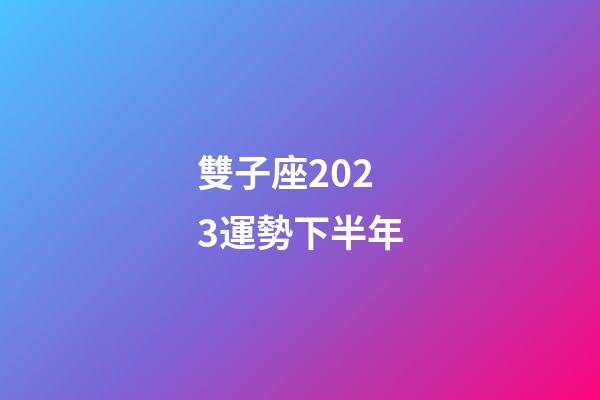 雙子座2023運勢下半年-第1張-星座運勢-玄機派