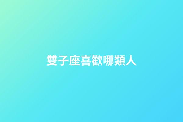 雙子座喜歡哪類人-第1張-星座運勢-玄機派