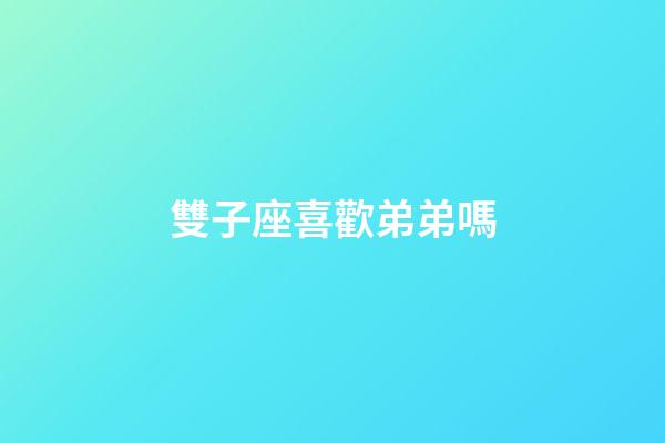雙子座喜歡弟弟嗎-第1張-星座運(yùn)勢-玄機(jī)派