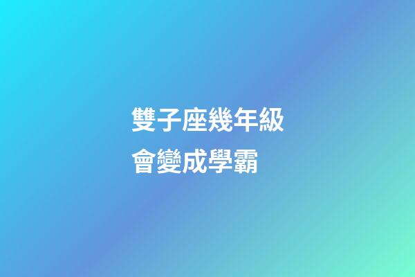 雙子座幾年級會變成學霸-第1張-星座運勢-玄機派