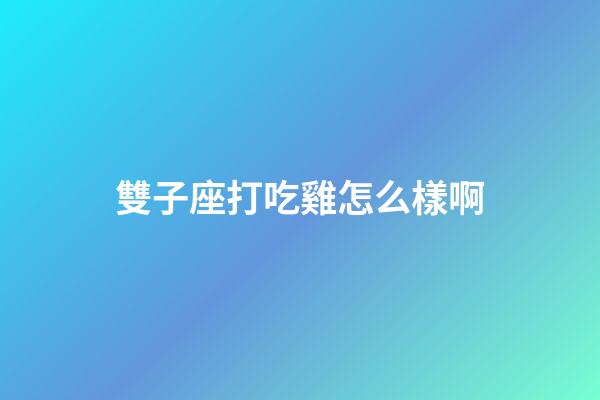 雙子座打吃雞怎么樣啊-第1張-星座運勢-玄機派