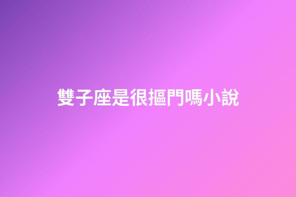雙子座是很摳門嗎小說-第1張-星座運勢-玄機派