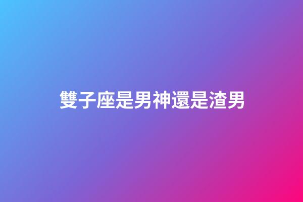 雙子座是男神還是渣男-第1張-星座運勢-玄機派