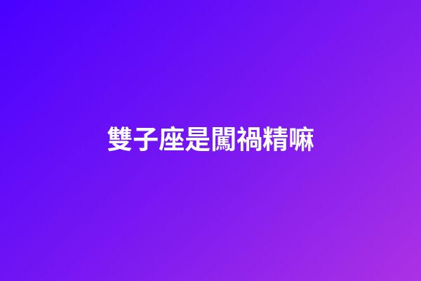 雙子座是闖禍精嘛-第1張-星座運(yùn)勢(shì)-玄機(jī)派