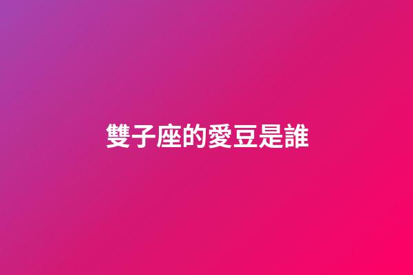 雙子座的愛豆是誰-第1張-星座運勢-玄機派