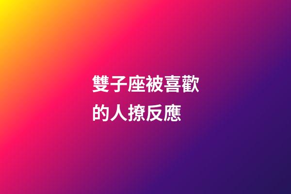 雙子座被喜歡的人撩反應-第1張-星座運勢-玄機派