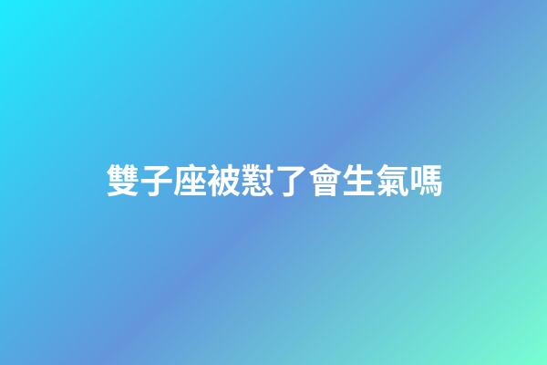 雙子座被懟了會生氣嗎-第1張-星座運勢-玄機派