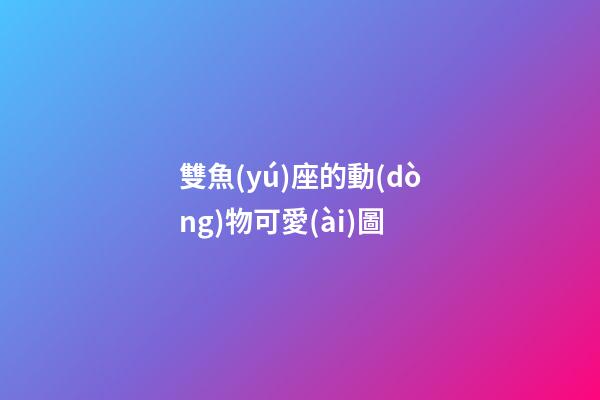 雙魚(yú)座的動(dòng)物可愛(ài)圖-第1張-星座運(yùn)勢(shì)-玄機(jī)派