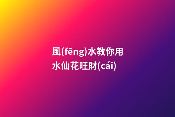 風(fēng)水教你用水仙花旺財(cái)