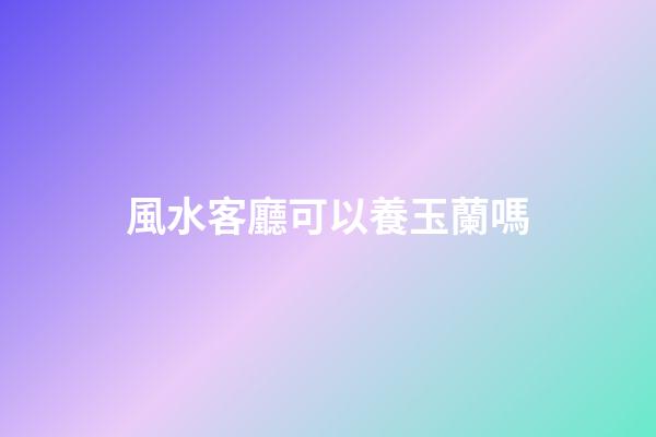 風水客廳可以養玉蘭嗎