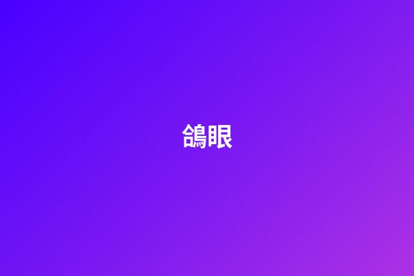 鴿眼