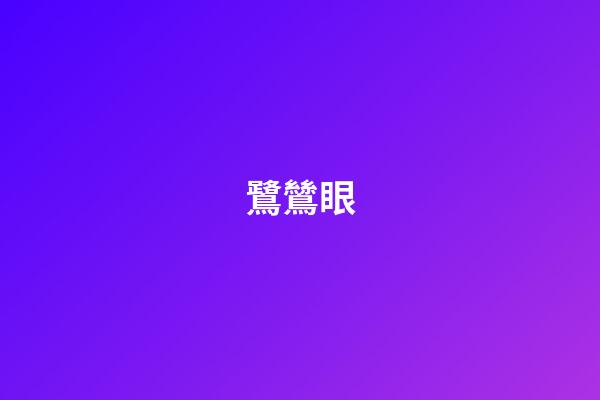 鷺鷥眼