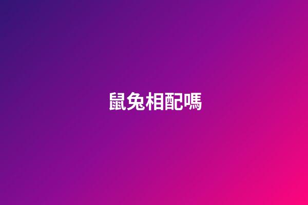 鼠兔相配嗎（96男鼠99女兔其實很好）-第1張-星座運勢-玄機派